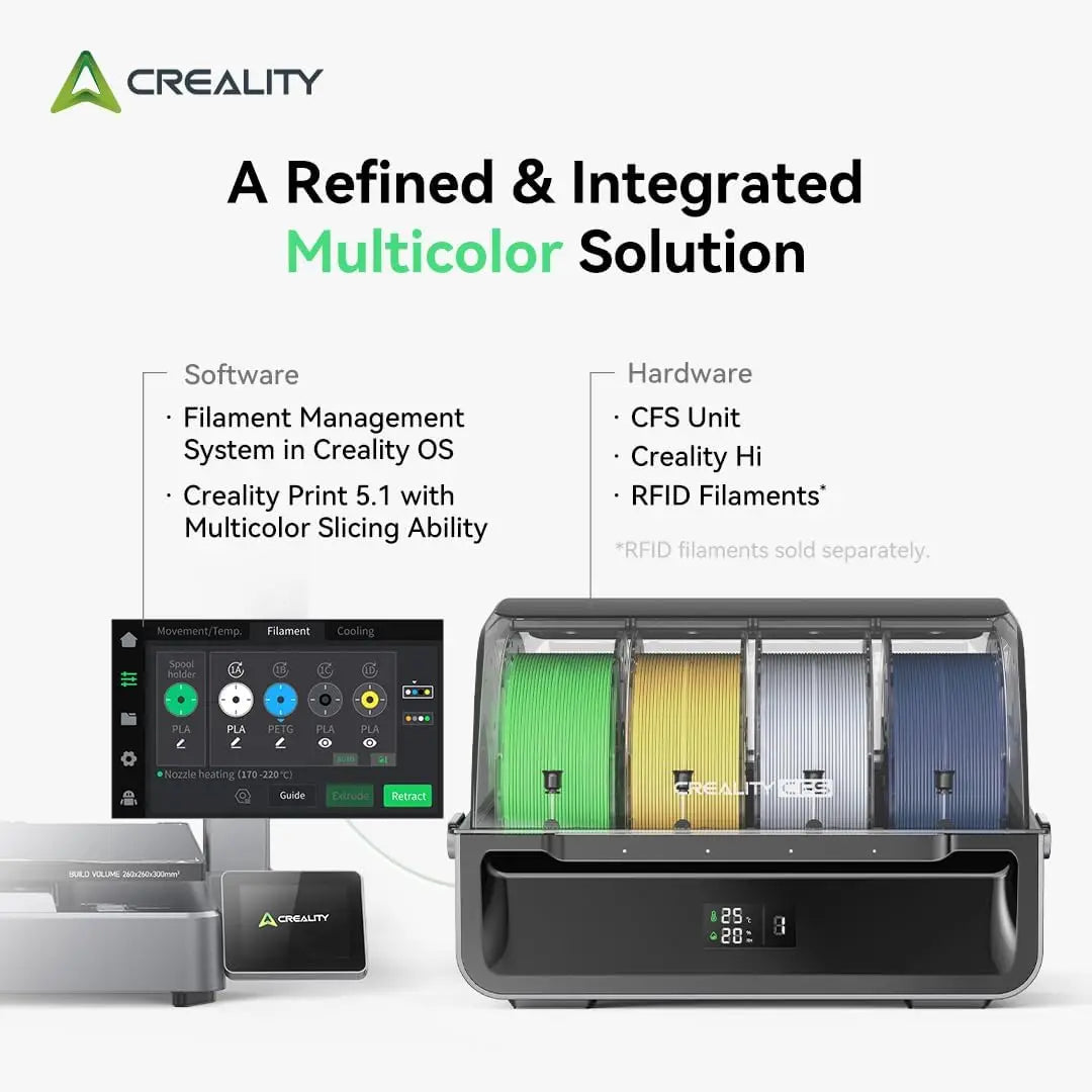 Creality Hi Combo Complete 3D Printing Starter Kit with UserFriendly Design and Quick Setup for Beginners Includes Creality