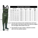 Night Cat Fishing Wader for Men Women Farm Working Waterproof Hunting Chest Wader with Boots Belt Breathable Lightweight