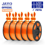 JAYO PETG Filamanet 1.75MM 5Rolls/set 3D Printer Filament PETG Neatly Wound 3D Printing Material For FDM 3D Printer