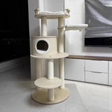 Italian Minimalism Cat Tree Nordic Originality Climbing Wall Playground for Cat House Scratching Post Pet Products Columpio FYCT