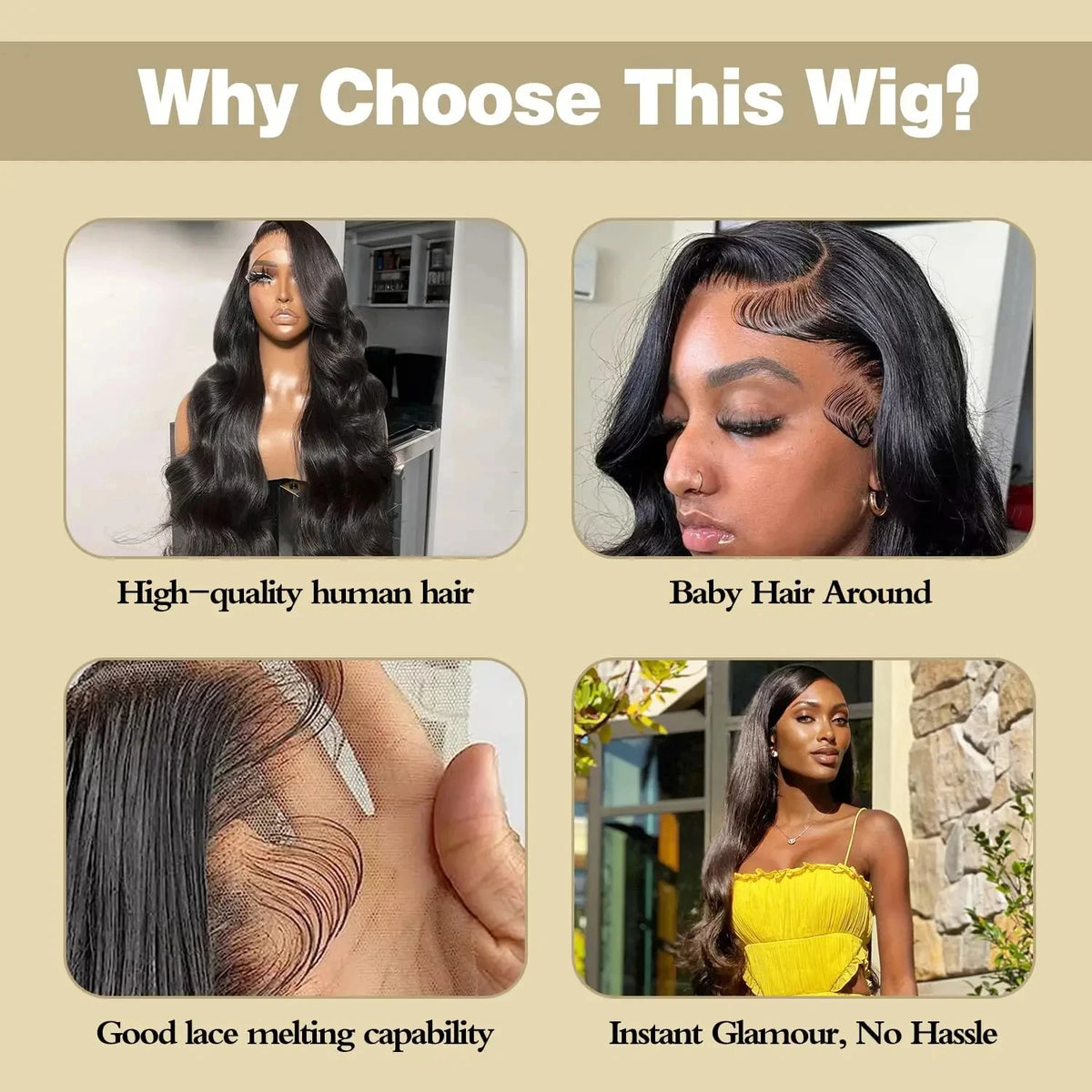 #4/350 Brown Mix Ginger Colored Skunk Stripe 5x5 Lace Front Glueless