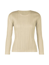 Miyake Pleated Causal Long Sleeve Top Women Classical Pleats Please T-shirt