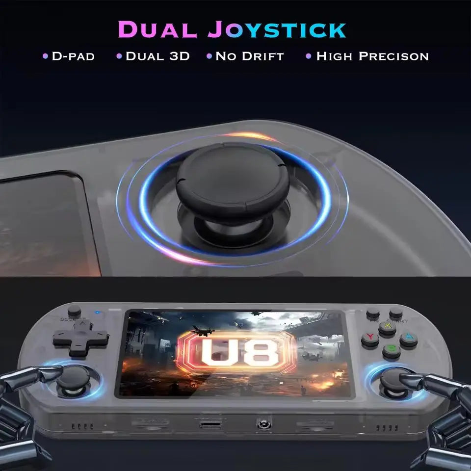 WUDS U8 Retro Handheld Game Controller - 64-Bit Processor, 4.0" HD Screen, Extended Battery Life, USB charging