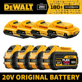 100% Original Dewalt 20V Battery 2AH 9AH Li-Ion Replacement Battery Charger Combo DCB202 DCB609 DCB209 DCB206 Power Tool Battery