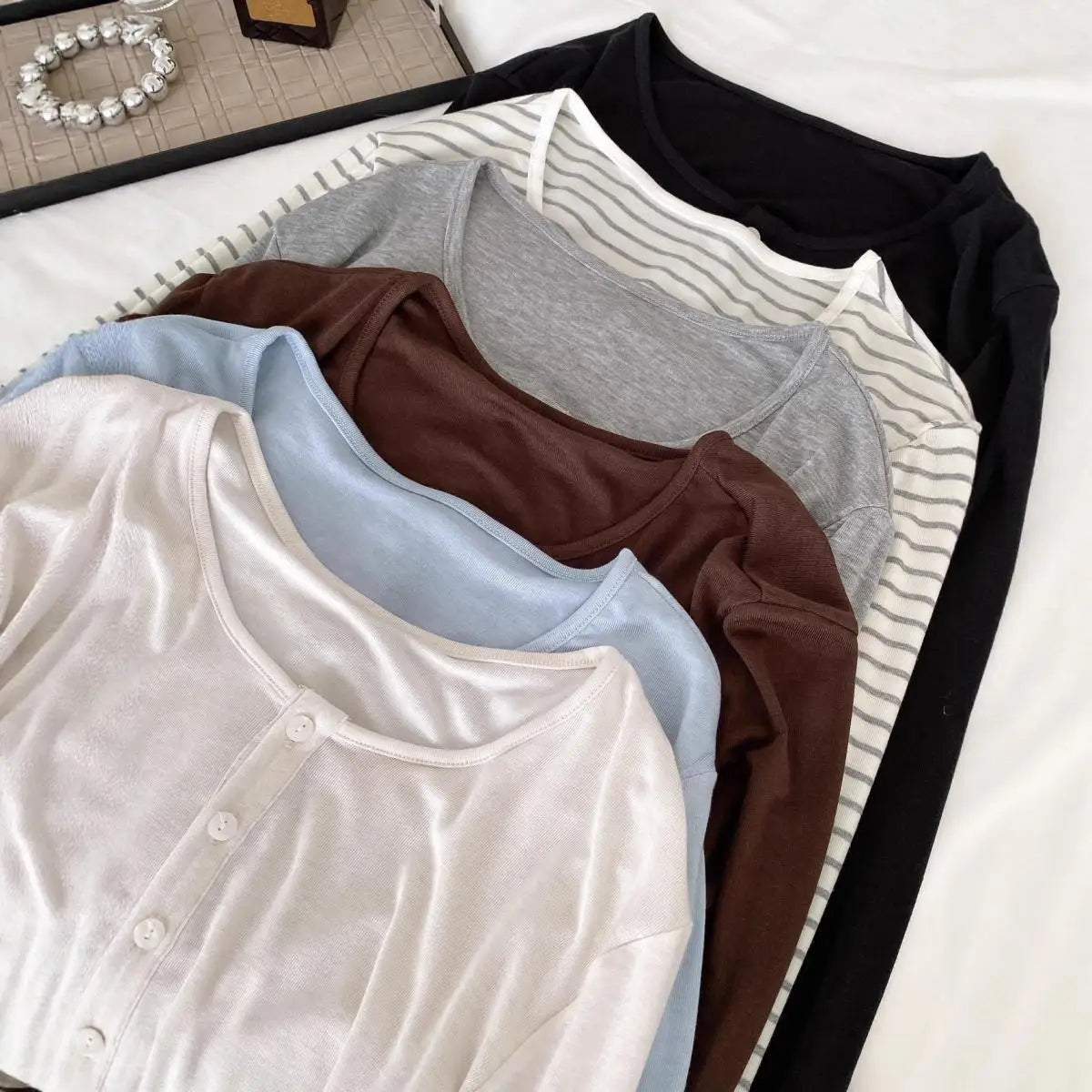 1005009984400249/Lyocell Long-Sleeve T-Shirt MOOIRU girl APPAREL