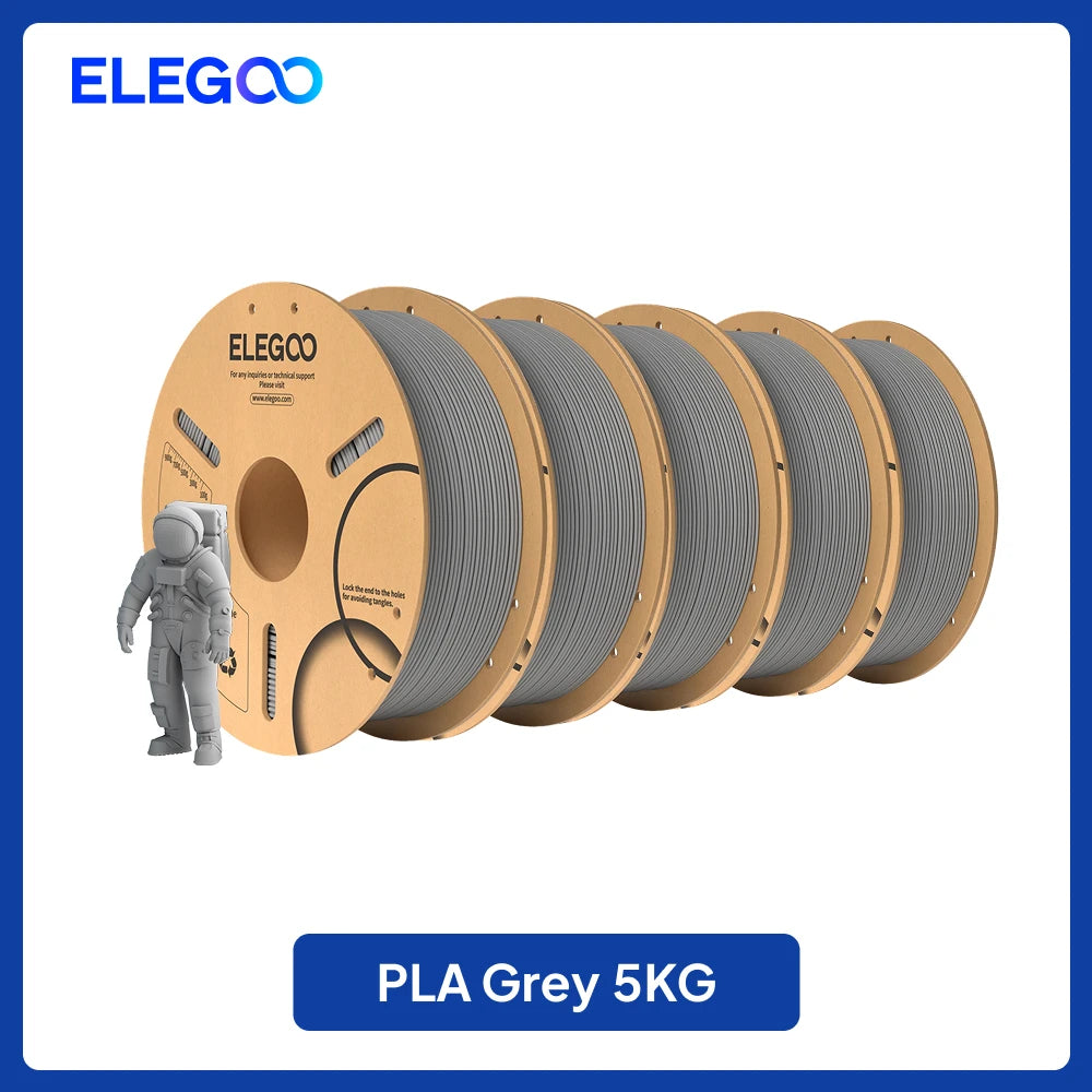 ELEGOO PLA Filament 10KG 1.75mm Plastic 3D PLA for 3D Printer Filament for FDM 3D Printer Elegoo