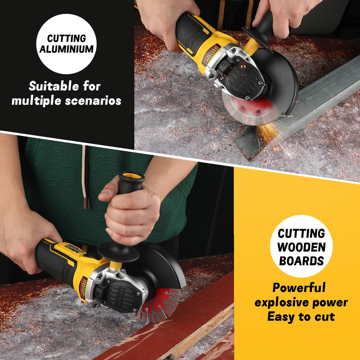 DEWALT DCG405 angle grinder bare machine tool 100/125MM Cutting Machine Rechargeable Brushless Portable Polisher Only machines