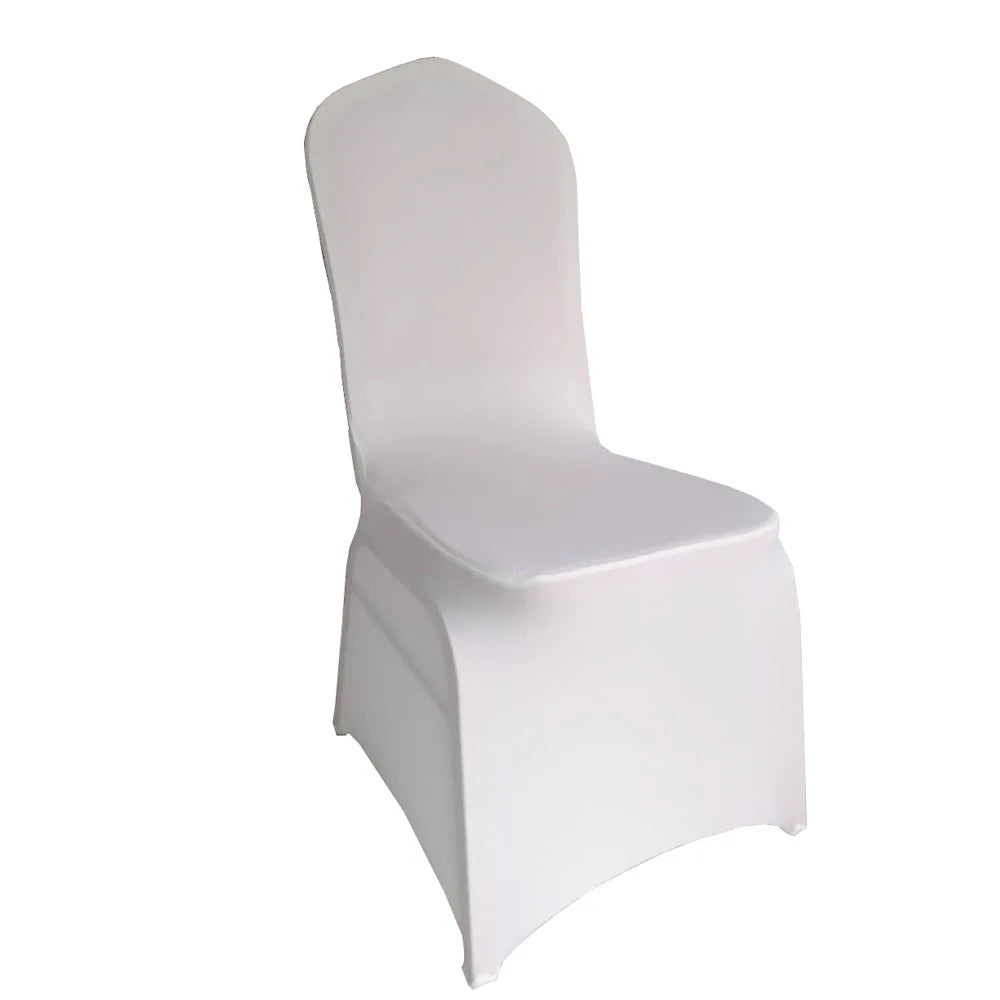 Jiaorui 10/20/30/50/100 Pcs Spandex Wedding Chair Seat Cover