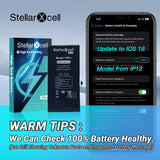High Cpacity Cell + 7037 TI Ultra Battery Replacement for iPhone StellarXcell11 13mini 15 IP14 Pro Max 12 16 16pro 16promax