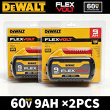 100% Original Dewalt 20V/60V 9.0Ah Flexvolt Battery Lithium Ion Replacement Power Tool Batteries DCB606 DCB609 DCB612 DCB615