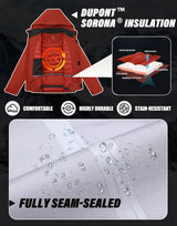 Pioneer Camp Men's Waterproof Ski Jacket Insulated Snowboard Winter Coat