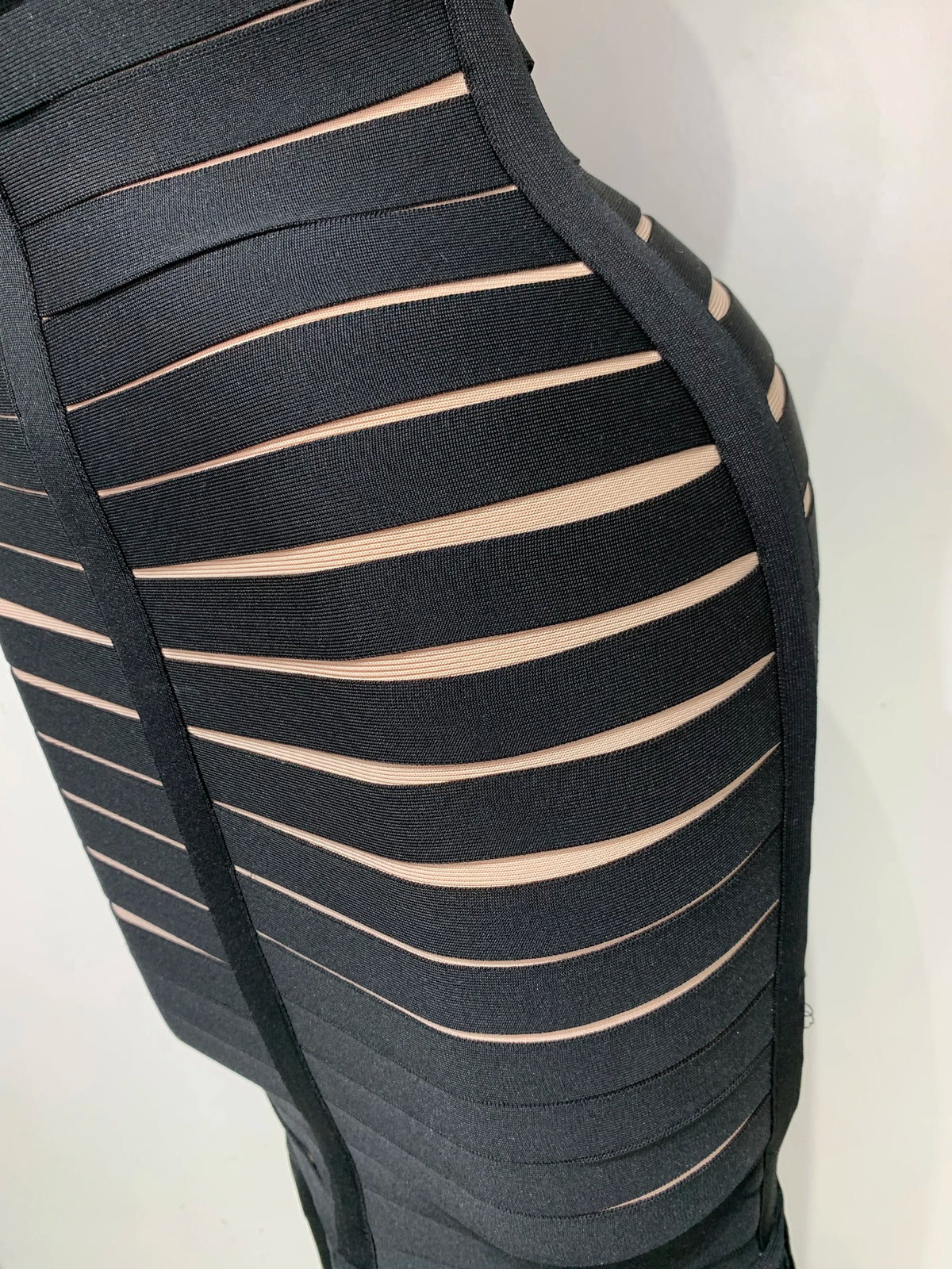 Women Sexy Sleeveless Square Collar Black Tassel Long Bandange Dresses Elegant Evening Party Birthday Gown Design Club Dress