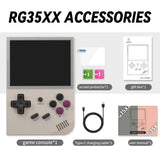 ANBERNIC RG35XX Handheld Game Console Linux System 3.5'' IPS Screen Streaming HD-Output Retro Portable Video Player Gift For Kid