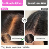 250% 13x6 HD Deep Wave Lace Frontal Wigs Brazilian Water Wave 40Inch 13x4 Curly Lace Front Pre Plucked Human Hair Wigs Baby Hair 5x5 Ready to Go HD Lace Glueless For Black Women