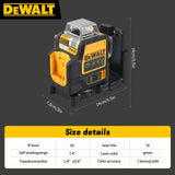 2026 DEWALT DW089LG 12 Lines Laser Level 360 Self-Leveling Laser Level