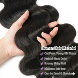 16A Body Wave Bundles Human Hair Brazilian Real Remy Weave Hair 3 4 5 Pcs Unprocessed Raw Hair Bundles Extensions Natural Black