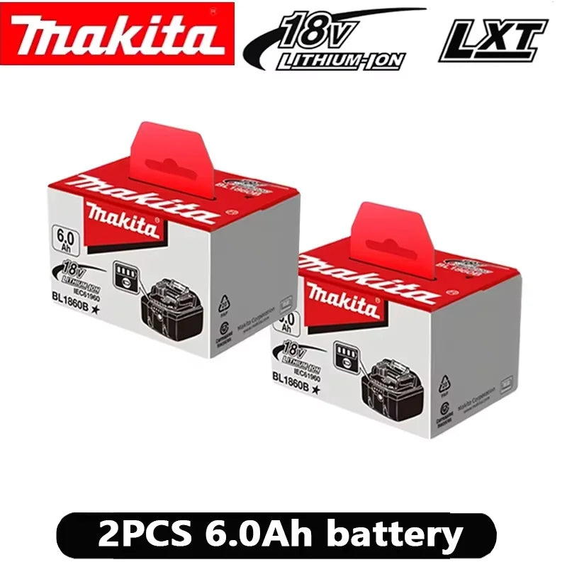 Authentic Makita LXT 18V 6.0Ah Lithium Battery Universal Fit BL1815 BL1830B BL1850B Power Drive Tools