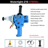 Electric Diamond Core Drill Mixer Handheld Concrete Core Drilling Machine Portable Dry Wet Engineering Torque Drilling Machine