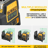 2026 DEWALT DW089LG 12 Lines Laser Level 360 Self-Leveling Laser Level