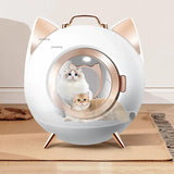 Pet Dryers Breathable Cat Drying Box Smart Home Bath Artifact Dog Water Blower Cats Space Capsule Automatic Grooming Accessories