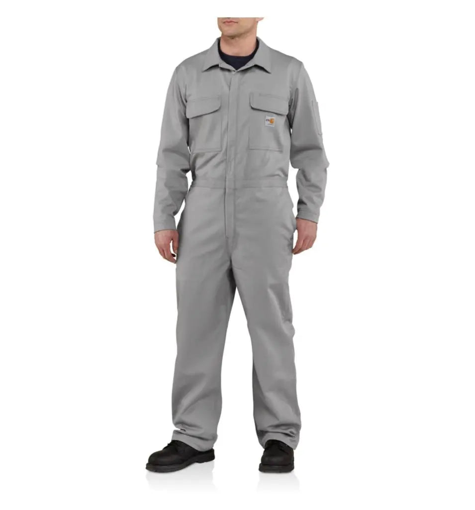 Carhartt Mens Flame Resistant Traditional Twill Overalls and Coveralls Workwear