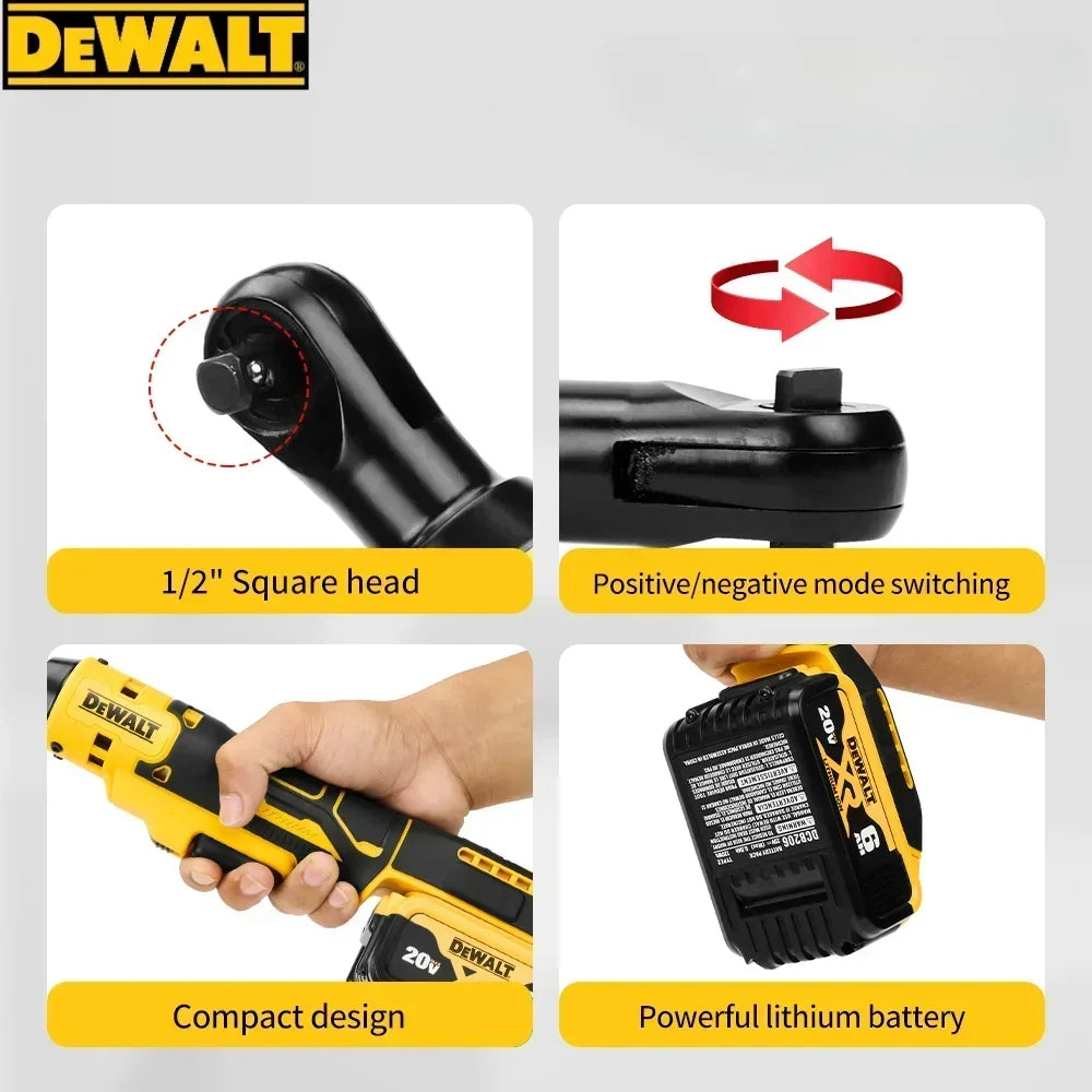 DEWALT DCF Ratchet Wrench Atomic Compact Brushless 3/8 in. Engineered Variable Speed Control Cordless Ratchet Wrench power tools