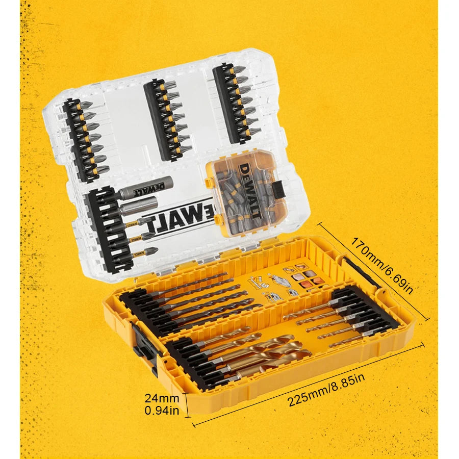 Dewalt 65Pcs KingTool Drilling and Driving Accessory Kit (KingTool 318-Pieces Screwdriver and Drill Bit Set) DWACS65