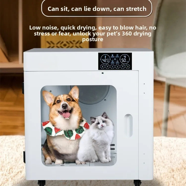 Pet smart drying box medium and large dog bath dryer cat automatic water dryer low noise quick drying commercial,catdog supplies