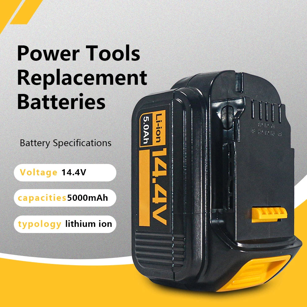 For DeWalt DCB143H 14.4V 3Ah-6Ah 4S2P Lithium Battery for Dewalt Batteries Tools DCB140 DCB142 DCD735L2 DCF835C2 DCF835L2 DCL030