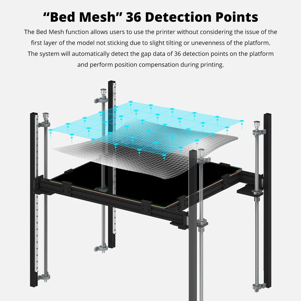 Tronxy VEHO 600 PRO V3 FDM 3D Printer Dual-axis guide Rail direct drive 3d Printer klipper firmware 600*600*600mm