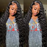 300 Density Loose Deep Wave 13x6 Hd Lace Front Human Hair Wig For Women