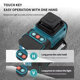 Makita 16-Line Cross Level 360 Horizontal Vertical High-Precision Green Light Laser High-Precision Wall-Mounted Portable Tool