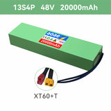 48V Lithium Battery Pack 13S4P 20Ah Grade-A Cells For Kugoo M4 M4Pro Max Speed E-Scooter Built-in BMS Dual XT60+T Long Range