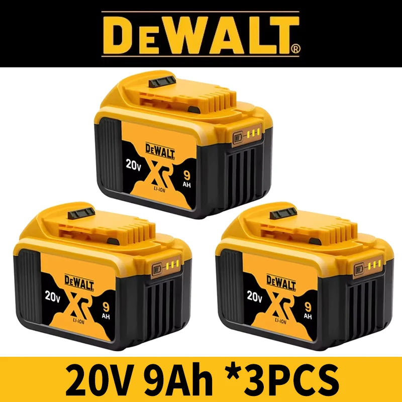 100% Genuine Dewalt 20V Battery ,20V 6Ah 5Ah Rechargeable Battery &Charger DCB206 For Dewalt Power tool Replacement battery