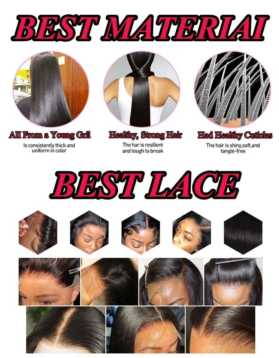 200% Density 30 40 Inch 13x4 13x6 Hd Lace Frontal Wigs Deep Wave Lace Frontal Wigs Water Wave Curly Human Hair Pre Plucked Wigs
