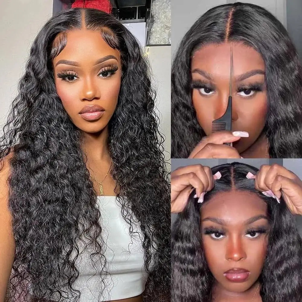 Loose Deep Wave Human Hair Wigs For Women Human Hair Glueless Wig Human Hair Ready To Wear Pre Plucked Brazilian Raw Human Hair