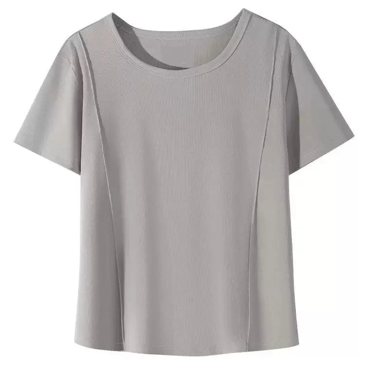 90 Summer New Style Women's Clothing Fashionably Comfortable Versatile Women's Short-Sleeved T-Shirt