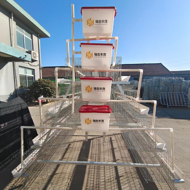 96/128 bird 3/4 layer battery layer chicken cage for laying hens 1000 chicken poultry farming capacity