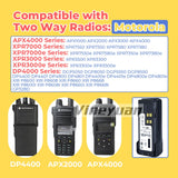 5000mAh PMNN4409AR Type-C USB Replacement Battery for Motorola APX4000 XPR3500 XPR7380 XPR7550 GP338D+ XIR P8660i Two Way Radios