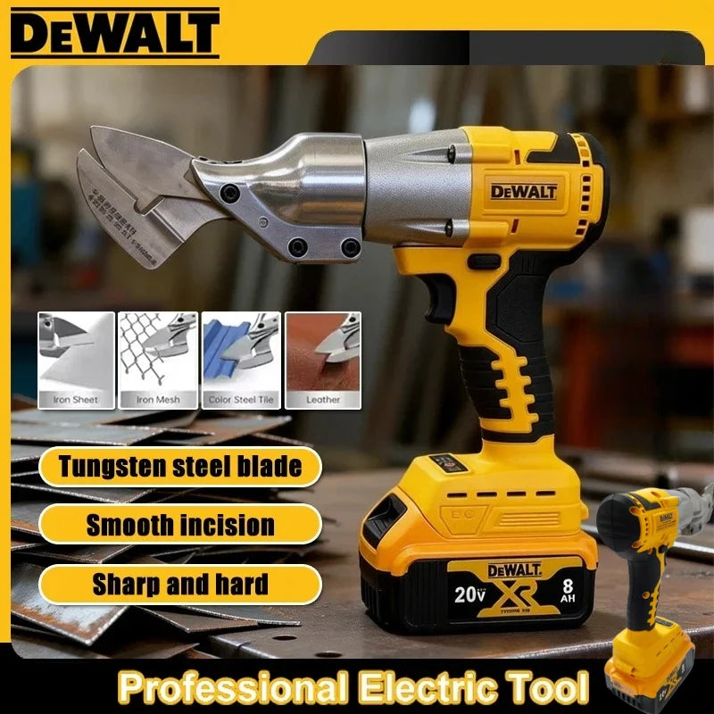 Dewalt 500W Cordless Iron Sheet Scissors Electric Metal Cutting Tools Brushless Electric Scissors For 20V Battery Tool