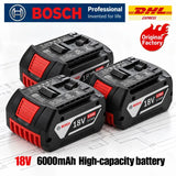 Bosch 18V 6.0Ah Genuine Battery BAT609 BAT609G Original Rechargeable Lithium-Ion Power Tool Battery