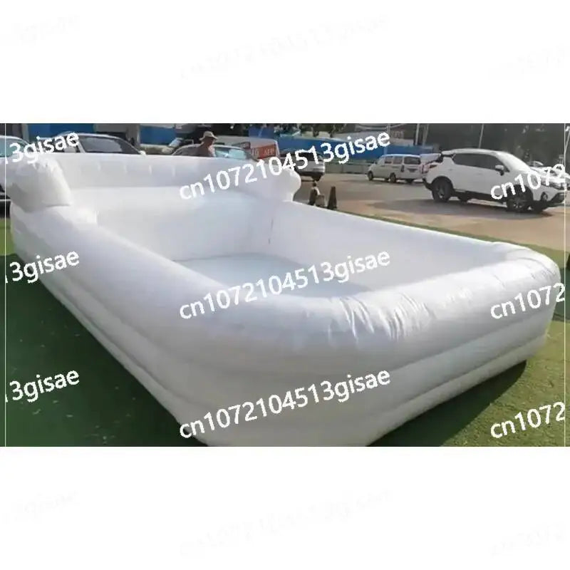 Equipped with Portable Lounge Chairs, Commercial Custom Inflatable Sofa Pool Set,