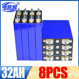 New Grade A LiFePO4 3.2V 32Ah Lithium Iron Phosphate Battery DIY 12V 24V 48V Motorcycle Motor Modification and Charging Battery