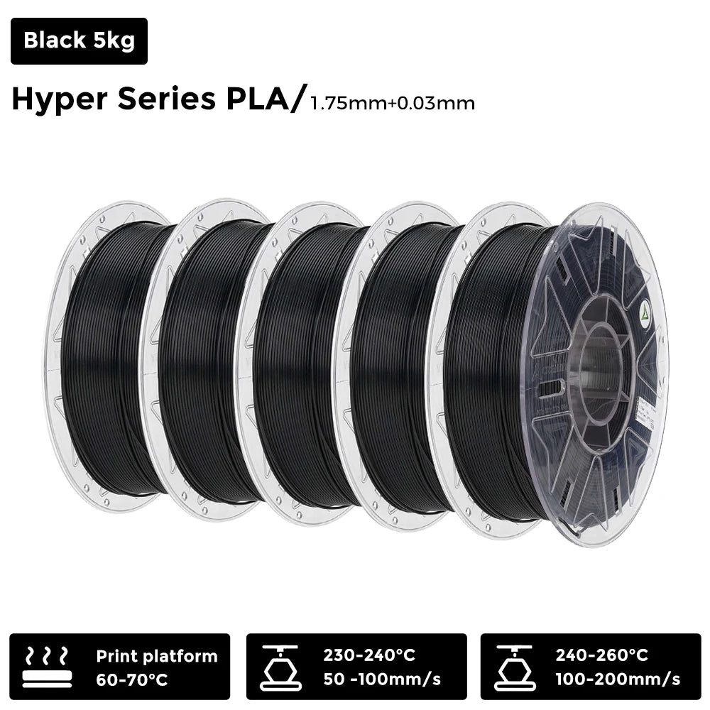 Creality Hyper PLA RFID Filament 1.75mm 1KG High-speed Printing Comes with A Built-in Chip To Recognize Colors for K2 Plus Combo