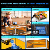 AlgoLaser ALPHA MK2 20W 40W Laser Engraver DIY Gifts Tools Laser Engraving Cutting Machine 3.5'' Touch Screen App Offline Work
