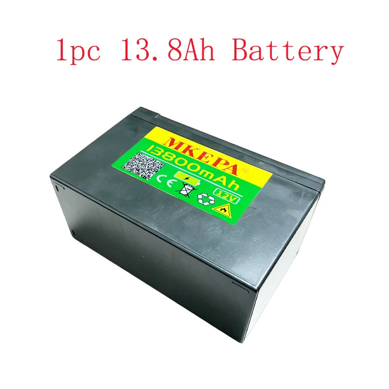 12V 13.8/20Ah Portable Battery USB & DC Ports For Sprayer,Phone Charging,Lighting,Home Backup Power,Camping & Outdoor Activities