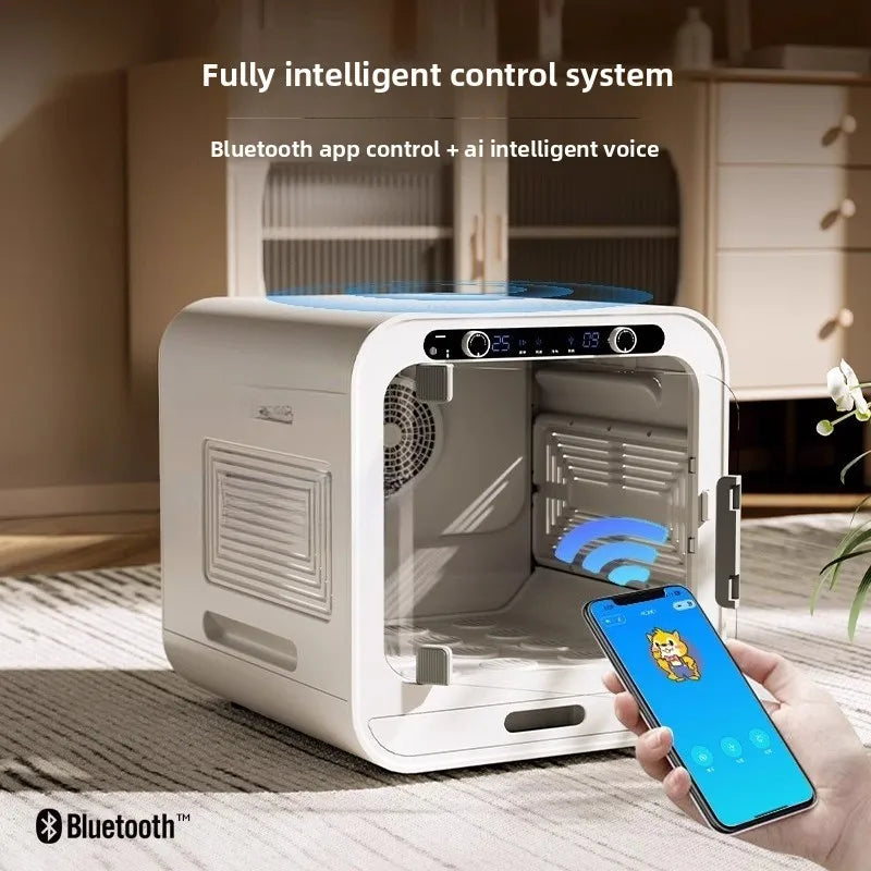 Pet drying box, dryer, blow dryer, cat and dog household small intelligent silent automatic drying artifact
