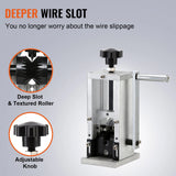 SucceBuy Manual Wire Stripping Machine Portable Aluminum Frame 1.5-25mm 1.5-40mm Wire Peeler for Cable Scrap Copper Recycling