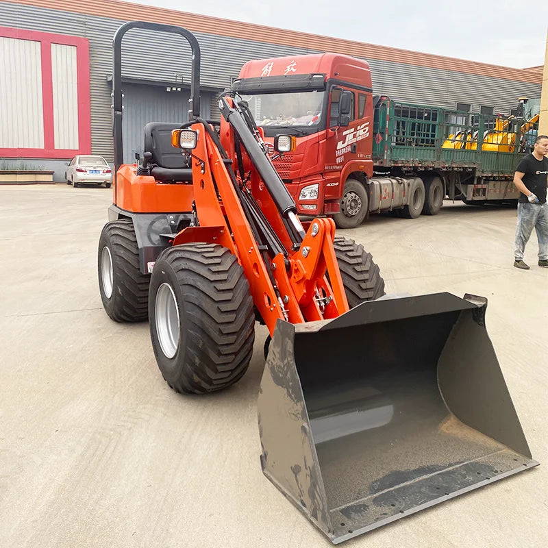 Customized cost-effective sliding loader for earthwork handling, mini loader for snow cleaning, telescopic arm loader for sale