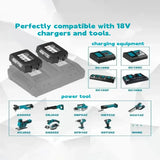 Makita 18V Battery 6000mAh Rechargeable Power Tools Battery 18V makita with LED Li-ion Replacement LXT BL1860B BL1860 BL1850